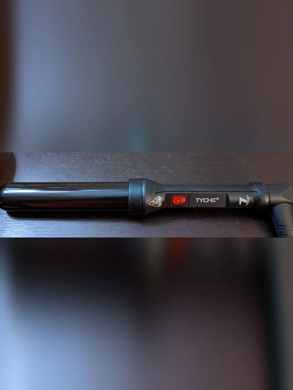 Tyche Professional Curling Wand with Red Power Switch